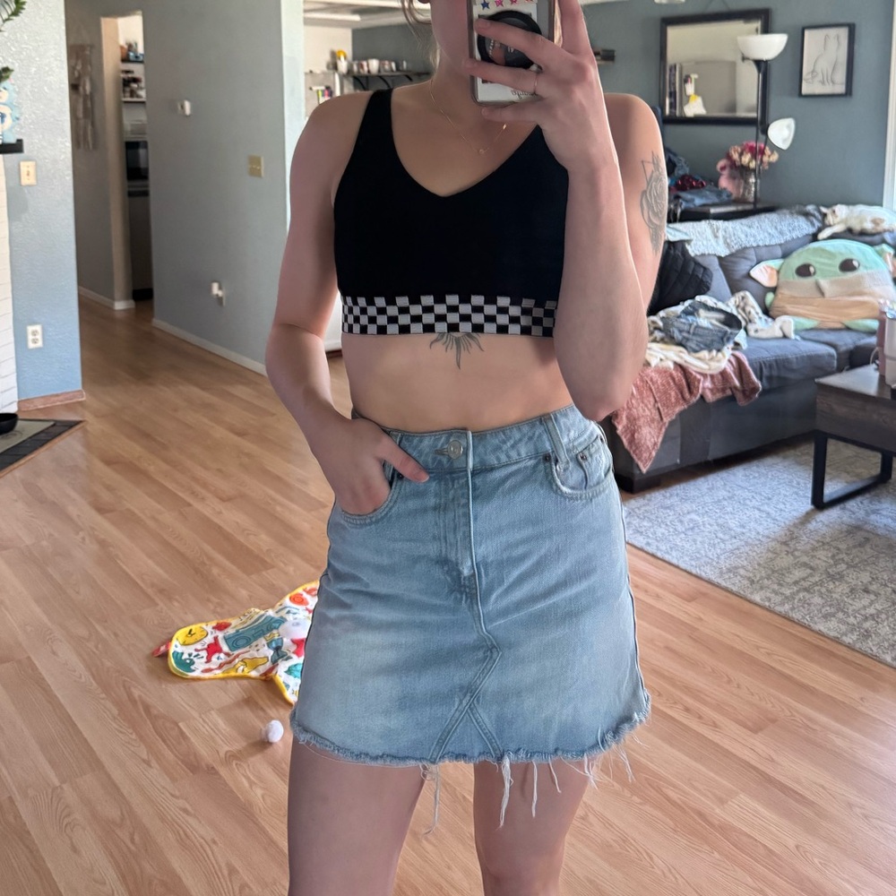 Light wash Urban Outfitters BDG skirt